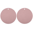 Descanso de Panela de Silicone Antiderrapante (2/4 Peças)