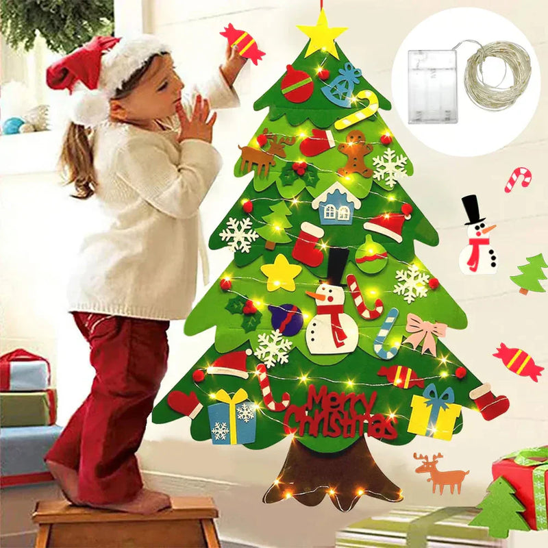 DIY Montessori Kids Christmas Tree