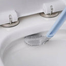 Escova de Silicone Antibacteriana para Banheiro
