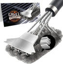Stainless Steel Barbecue Grill Cleaning Brush