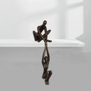 Escultura Decorativa Homem e Mulher em Resina
