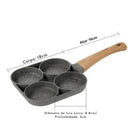 Non-Stick 4-Hole Multipurpose Egg Frying Pan