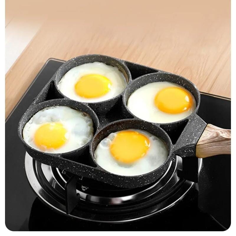 Non-Stick 4-Hole Multipurpose Egg Frying Pan