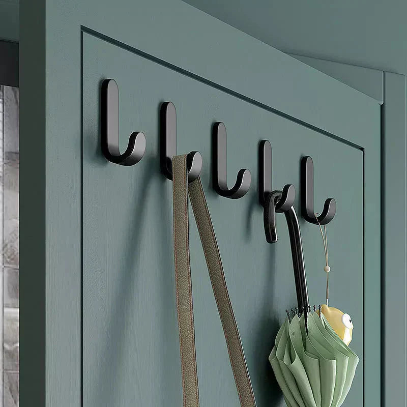 Multi-Purpose Wall Hook - No-Drill Installation 5 units