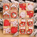 Wooden Christmas Tree Hanging Ornament