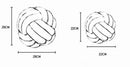 Almofadas em Forma de Bola Nó Macia
