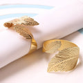 Leaf Napkin Ring Set – 6 Pieces