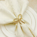 Bowknot Napkin Rings Set – 8 Pieces