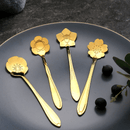 Jogo de Colheres em Forma de Flores - Kit com 8 Peças