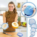 Jogo de Tampas de Silicone Elásticas 12 Peças