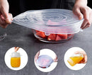 Jogo de Tampas de Silicone Elásticas 12 Peças