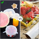 Jogo de Tampas de Silicone Elásticas 12 Peças