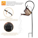 Luminária Solar Decorativa de Jardim LED em Formato de Chaleira