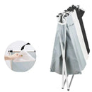 Large Laundry Basket with Three Foldable Compartments