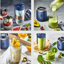 Mini Liquidificador Portátil Azul - 300ml
