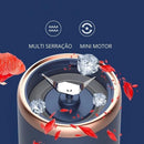 Mini Liquidificador Portátil Azul - 300ml