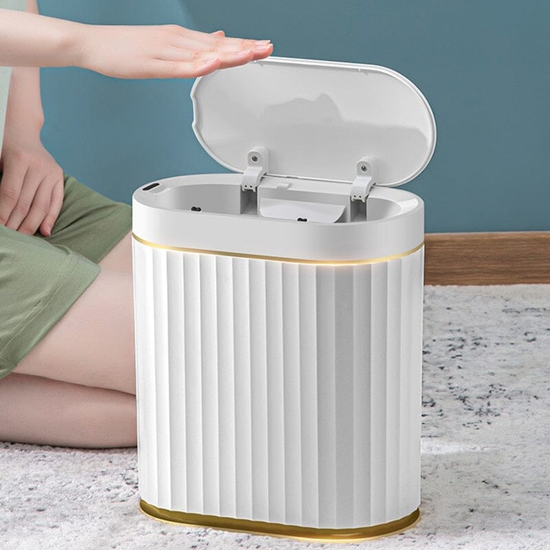 Automatic Trash Can with Sensor for Bathroom or Kitchen