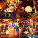 3D Full Moon Lamp LED Night Light USB RGB Decor