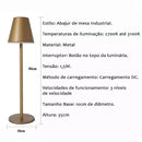 Wireless USB Rechargeable LED Desk Lamp