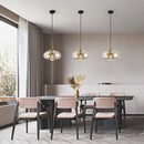 Industrial Modern Glass Ceiling Light