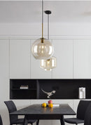 Industrial Modern Glass Ceiling Light