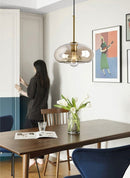 Industrial Modern Glass Ceiling Light