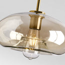 Industrial Modern Glass Ceiling Light