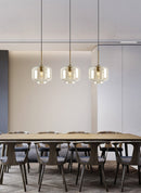 Industrial Modern Glass Ceiling Light
