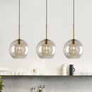 Industrial Modern Glass Ceiling Light