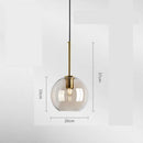 Industrial Modern Glass Ceiling Light