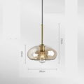Industrial Modern Glass Ceiling Light