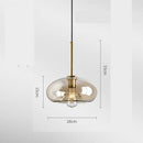 Industrial Modern Glass Ceiling Light