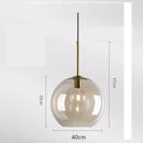 Industrial Modern Glass Ceiling Light