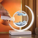 Luminária de Ampulheta Decorativa com LED