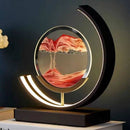 Luminária de Ampulheta Decorativa com LED