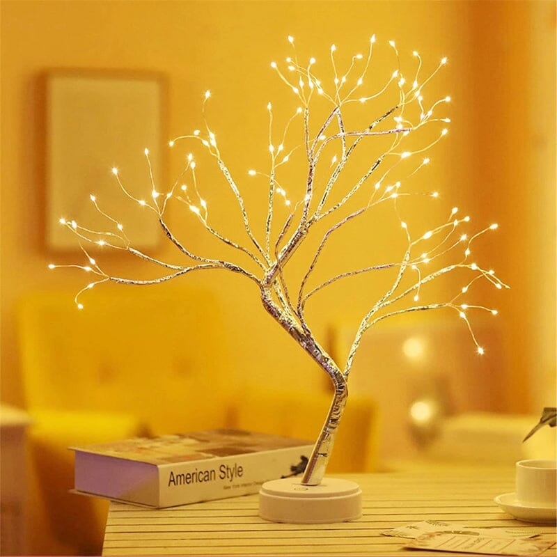 Luminária de Mesa LED USB Árvore Decorativa