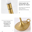 Luminária de Mesa Recarregável Decorativa em Formato de Vela