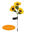 Luminária Solar para Jardim e Áreas Externas Modelo Girassol