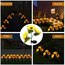 Luminária Solar para Jardim e Áreas Externas Modelo Girassol