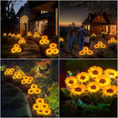 Luminária Solar para Jardim e Áreas Externas Modelo Girassol