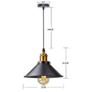 Luminária Pendente Retrô Industrial Vintage Metálica