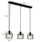 Luminária Pendente Moderna Minimalista Industrial para Bancada