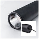 Luminária Pendente Moderna de Tubo Metálico