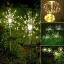 Luminária Solar de Jardim LED Fogos de Artifício