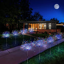 Luminária Solar de Jardim LED Fogos de Artifício
