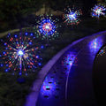 Luminária Solar de Jardim LED Fogos de Artifício