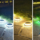 Luminária Solar de Jardim 4 Peças LED Impermeável
