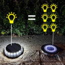 Luminária Solar de Jardim 4 Peças LED Impermeável