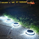 Luminária Solar de Jardim 4 Peças LED Impermeável