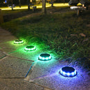 Luminária Solar de Jardim 4 Peças LED Impermeável
